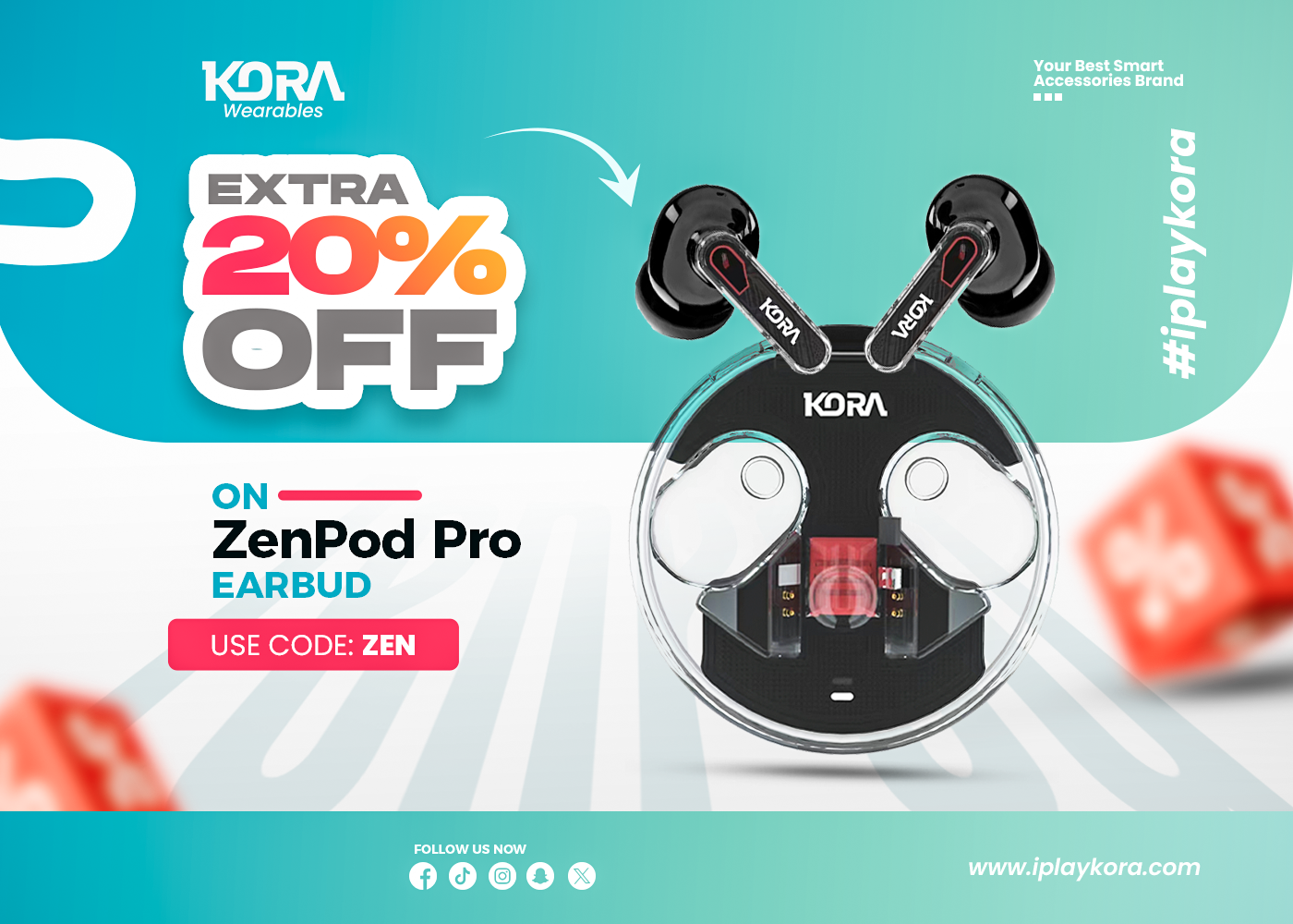 Boost Your Audio Experience with KORA ZenPod Pro — Now with an Exclusive 20% Discount