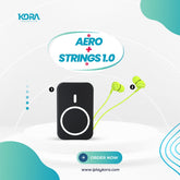 Kora Aero Wireless magsafe Power Bank + Strings 1.0 In-Ear Wired Headphone 3.5mm with Active Voice Assistant