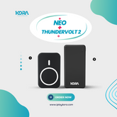 Kora Aero Wireless magsafe Power Bank + Kora Thundervolt 2 Power Bank 20,000 mAh