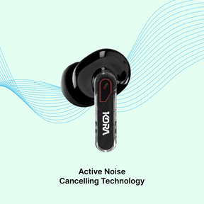 Kora Zenpods Pro Wireless Earbuds with 10mm drivers, 40 Hours Playback, ANC, Type C Fast Charging