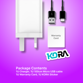 Kora Flocharger 10W Fast Wall Charger with 2 USB